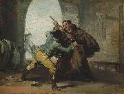 Francisco de Goya Friar Pedro Wrests the Gun from El Maragato Germany oil painting artist